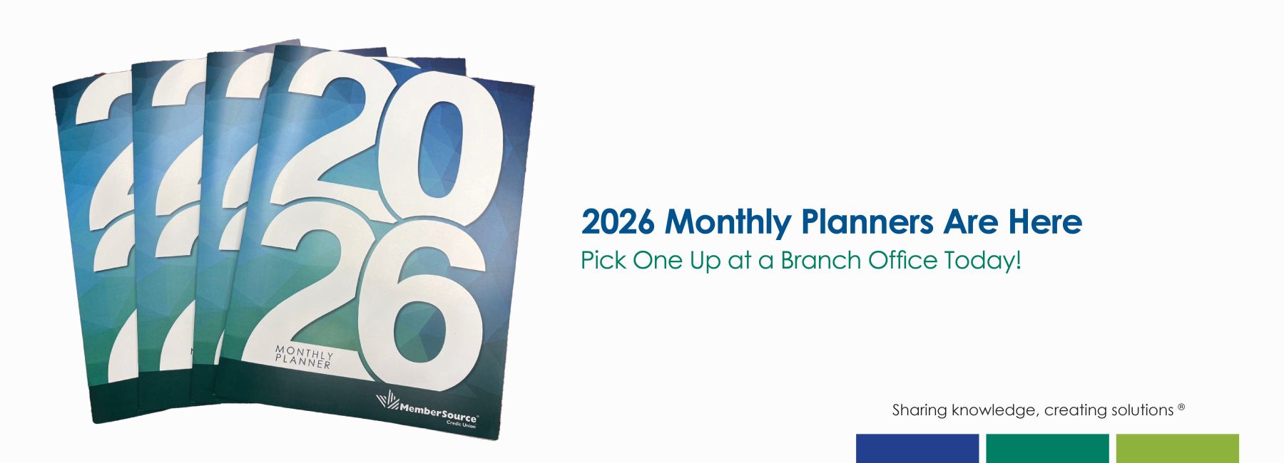 2026 monthly planners banner image of 4 2026 monthly planner covers